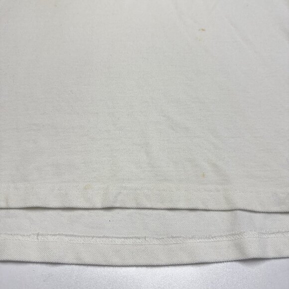 Vintage USPA U.S. Polo Assn Shirt Mens Large 22.5x25 White Embroidered - Picture 8 of 11